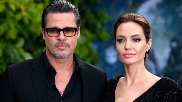 Brad Pitt and Angelina Jolie at Maleficent premiere in Los Angeles