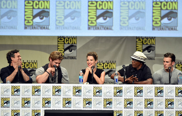 The Avengers cast at San Diego Comic Con