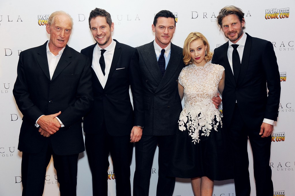 Charles Dance, Gary Shore, Luke Evans and Sarah Gadon were all in attendance for the premiere. (Photo by Dave J Hogan/Getty Images for Universal Pictures) 