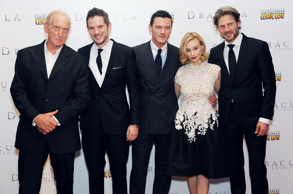 Charles Dance, Gary Shore, Luke Evans,  Sarah Gadon, and Noah Huntley were all in attendance for the premiere. (Photo by Dave J Hogan/Getty Images for Universal Pictures)
