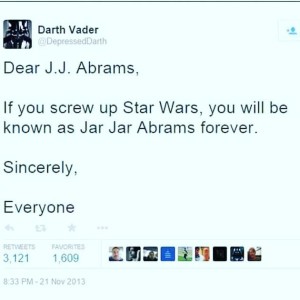 Jar Jar Abrams tweet