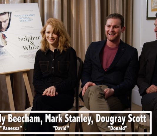 Sulphur and White interviews, Emily Beecham, Mark Stanley, Dougray Scott